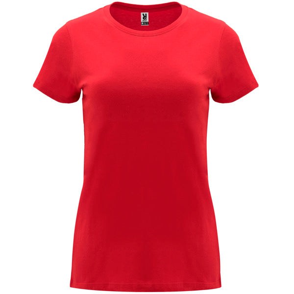 Camiseta manga corta CAPRI personalizable online — rojo, taller en Madrid