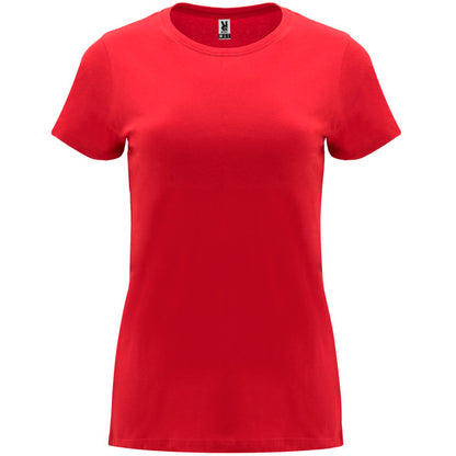 Camiseta manga corta CAPRI personalizable online — rojo, taller en Madrid