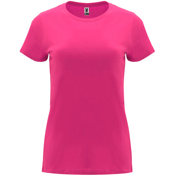 Camiseta manga corta CAPRI en color roseton — estampación y bordado de tu diseño