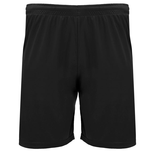 Pantalón Corto DORTMUND en color negro, personalización a medida en Gráficas Hugo
