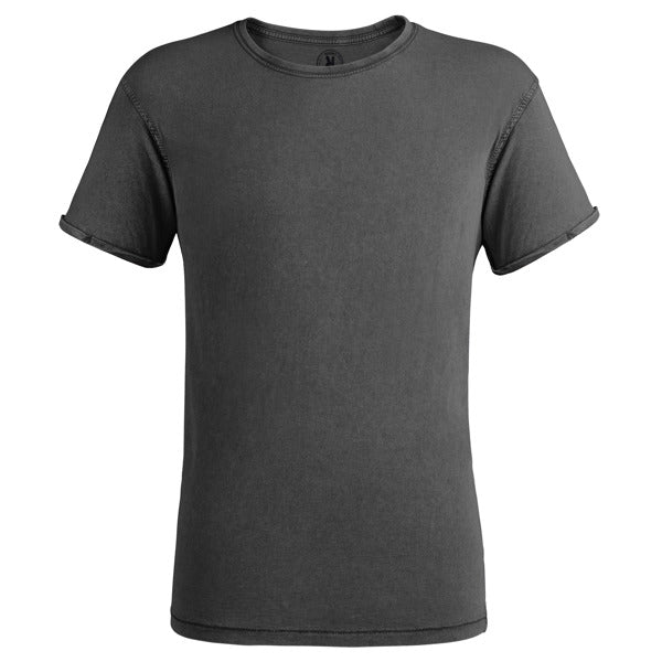 Camiseta manga corta HUSKY en color negro para personalizar con tu logo, nombre o foto