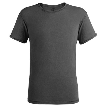 Camiseta manga corta HUSKY en color negro para personalizar con tu logo, nombre o foto