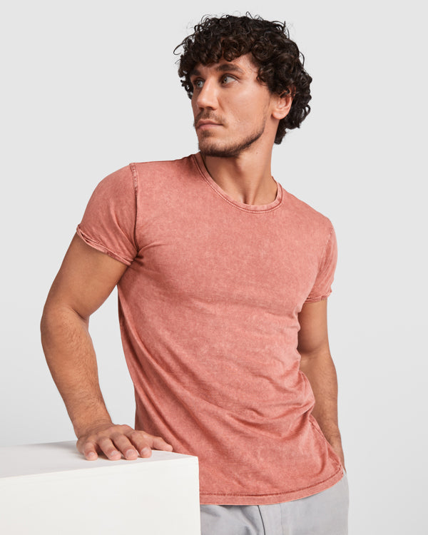 Camiseta manga corta HUSKY — estampación y bordado de tu diseño