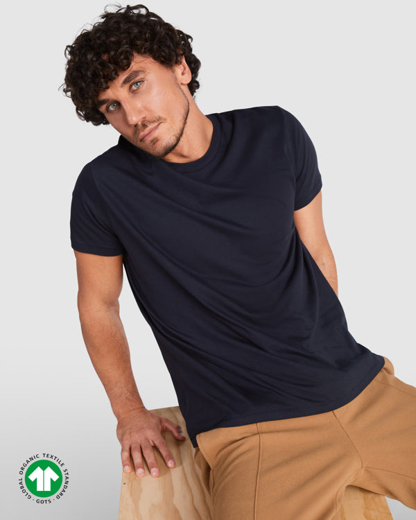 Camiseta manga corta GOLDEN para personalizar con tu logo, nombre o foto