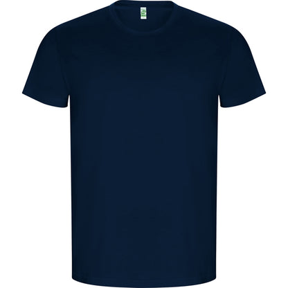Camiseta manga corta GOLDEN en color marino para personalizar con tu logo, nombre o foto
