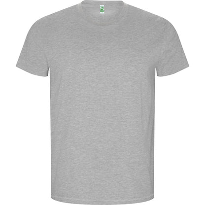 Camiseta manga corta GOLDEN en color gris vigore, personalización a medida en Gráficas Hugo