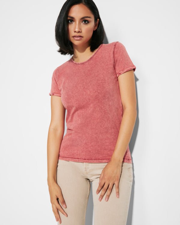 Camiseta manga corta HUSKY WOMAN personalizable online, taller en Madrid
