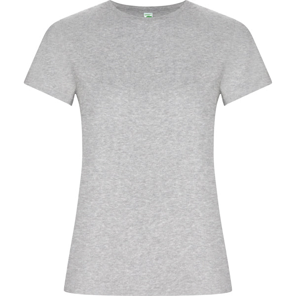 Camiseta manga corta GOLDEN WOMAN personalizable online — gris vigore, taller en Madrid