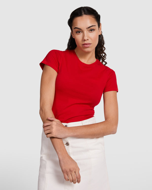 Camiseta manga corta GOLDEN WOMAN personalizable online, taller en Madrid