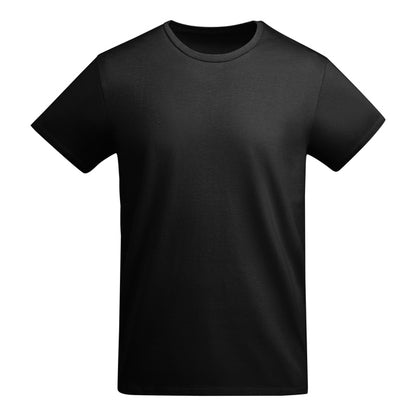 Camiseta manga corta BREDA en color negro, personalización a medida en Crea41