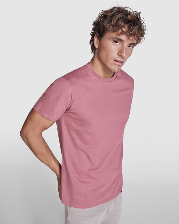 Camiseta manga corta BREDA — estampación y bordado de tu diseño