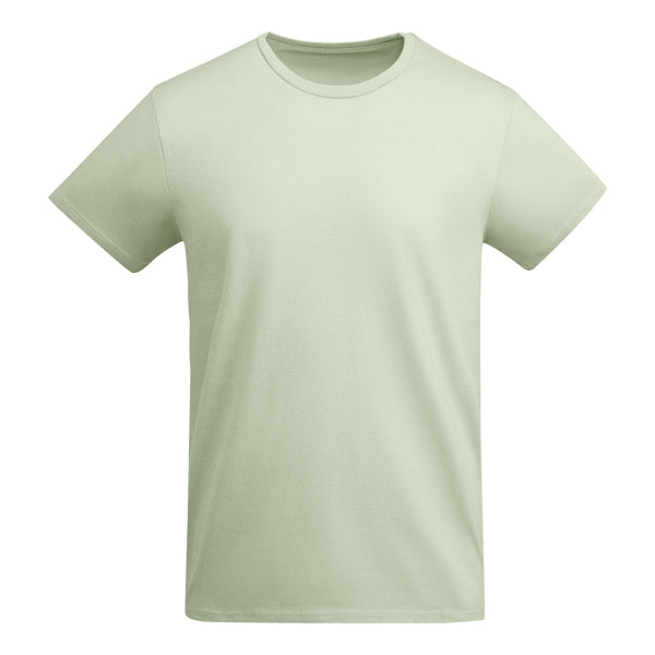 Camiseta manga corta BREDA en color verde mist, personalización a medida en Crea41
