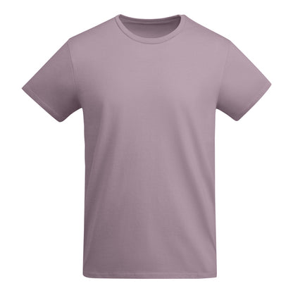 Camiseta manga corta BREDA en color lavanda para personalizar con tu logo, nombre o foto