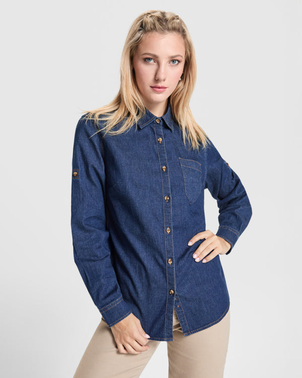 Camisa LUJAN WOMAN para personalizar con tu logo, nombre o foto