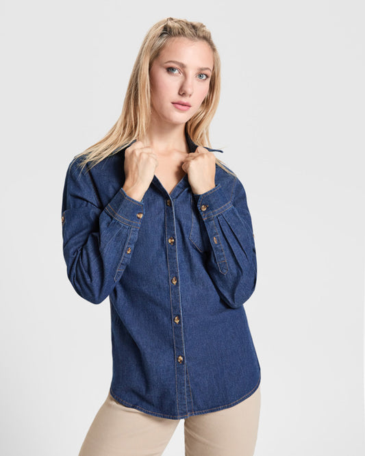 Camisa LUJAN WOMAN, personalización a medida en Gráficas Hugo