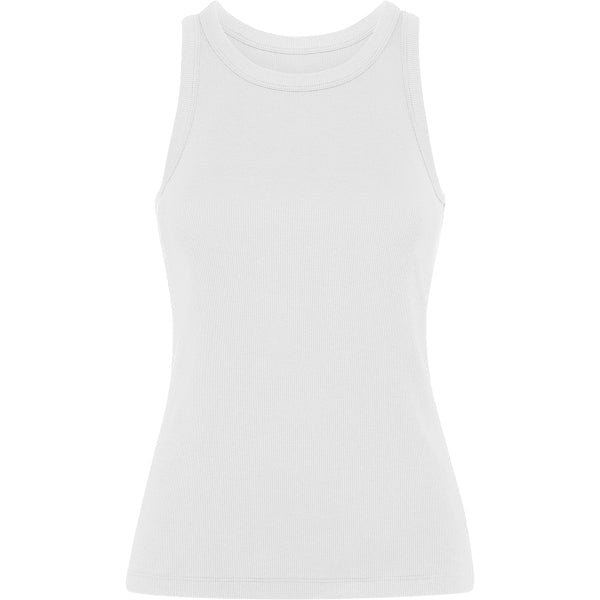 Camiseta de tirantes DRIBE en color blanco — estampación y bordado de tu diseño