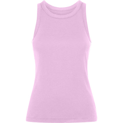 Camiseta de tirantes DRIBE en color rosa claro para personalizar con tu logo, nombre o foto