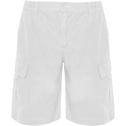 Bermuda ARMOUR en color blanco — estampación y bordado de tu diseño