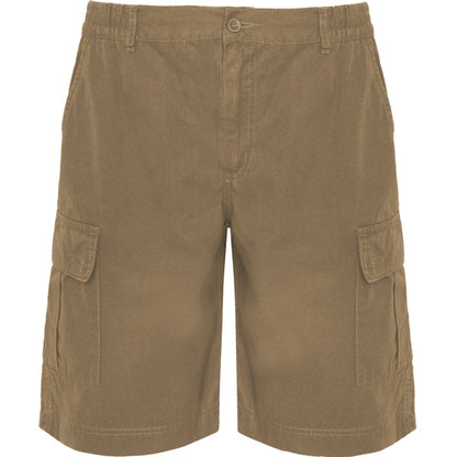 Bermuda ARMOUR en color camel — estampación y bordado de tu diseño