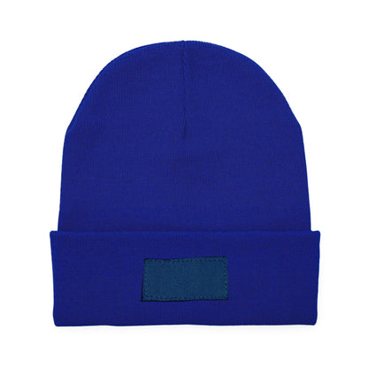Gorros BULNES en color royal, personalización a medida en Gráficas Hugo