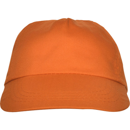 Gorras BASICA en color naranja — estampación y bordado de tu diseño