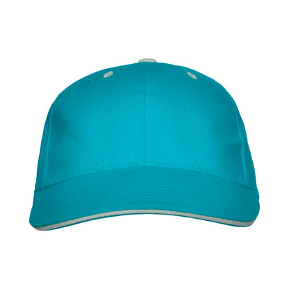 Gorras PANEL en color turquesa, personalización a medida en Crea41