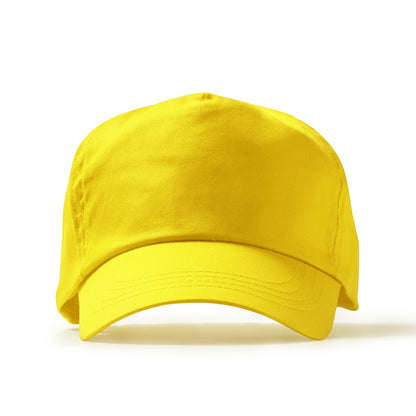 Gorras FREYA en color amarillo — estampación y bordado de tu diseño