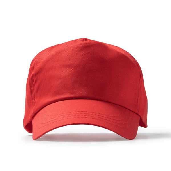 Gorras FREYA en color rojo, personalización a medida en Crea41