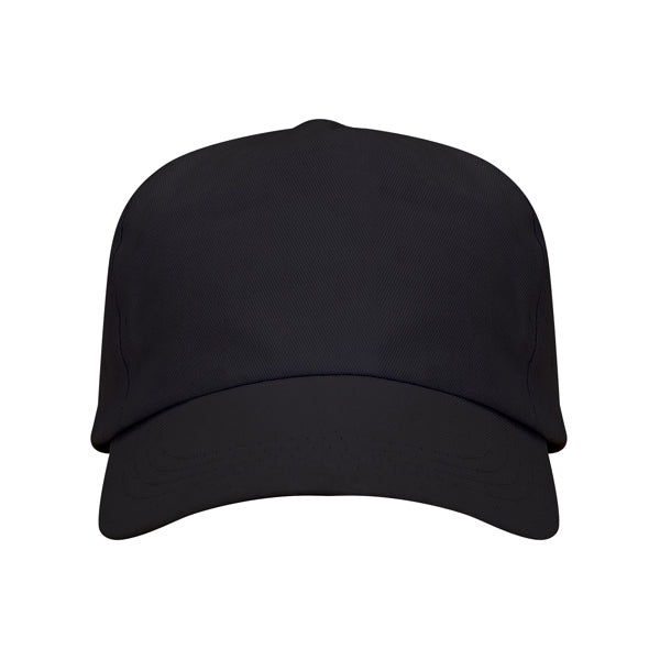 Gorras URANUS en color negro, personalización a medida en Gráficas Hugo