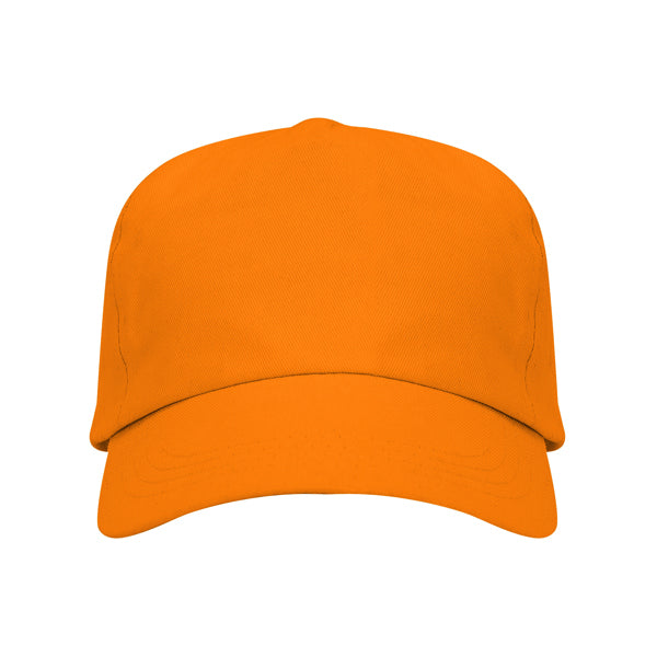 Gorras URANUS en color naranja, personalización a medida en Gráficas Hugo