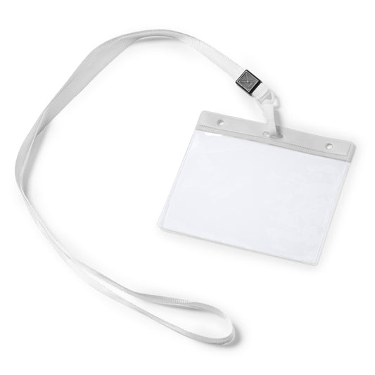 Lanyards POMEL en color blanco para personalizar con tu logo, nombre o foto