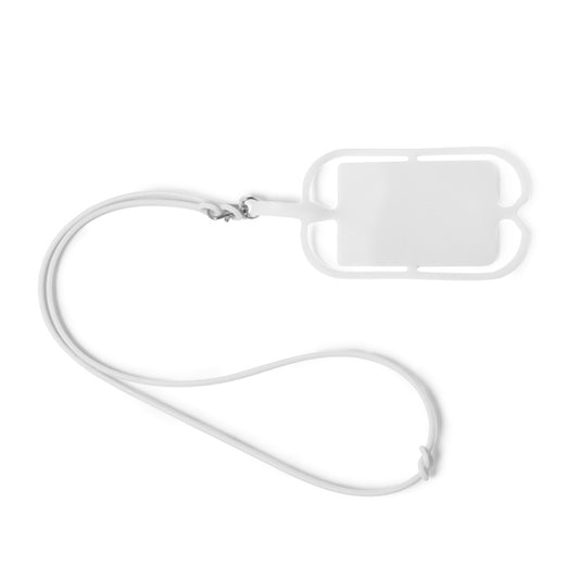 Lanyards DALVIK en color blanco para personalizar con tu logo, nombre o foto