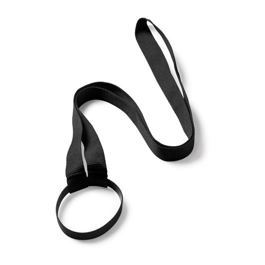 Lanyards ALDAZ en color negro, personalización a medida en Gráficas Hugo
