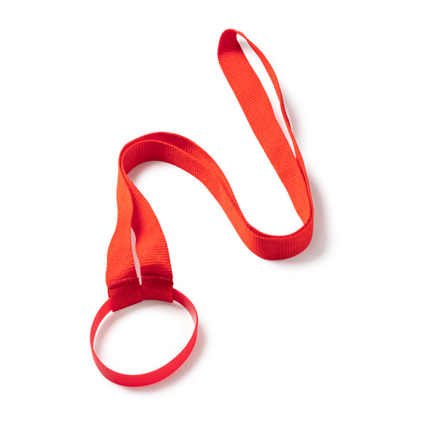 Lanyards ALDAZ en color rojo, personalización a medida en Gráficas Hugo