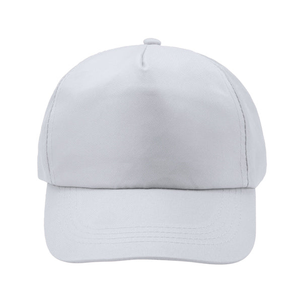 Gorras CALISTO en color blanco para personalizar con tu logo, nombre o foto