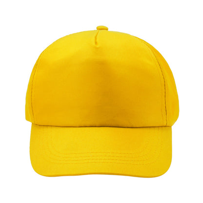 Gorras CALISTO en color amarillo — estampación y bordado de tu diseño