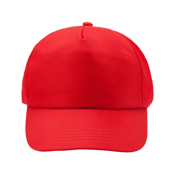 Gorras CALISTO en color rojo — estampación y bordado de tu diseño