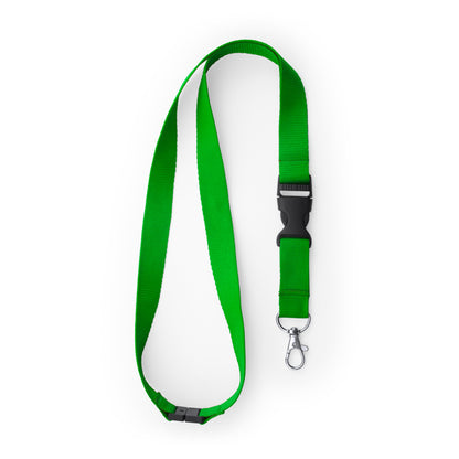 Lanyards GUEST en color verde helecho para personalizar con tu logo, nombre o foto