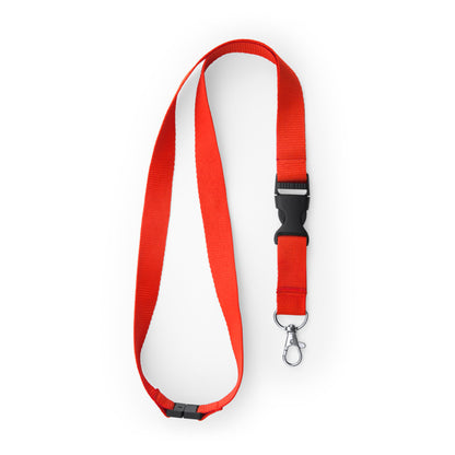 Lanyards GUEST personalizable online — rojo, taller en Madrid