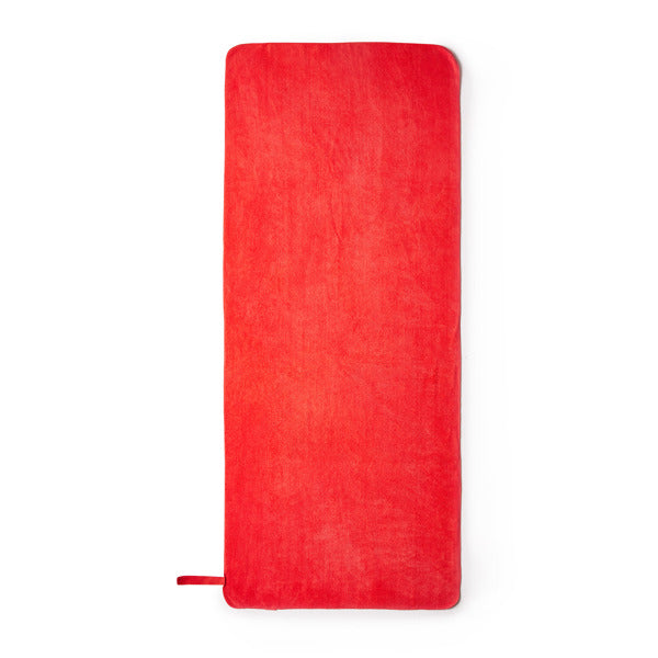 Toallas ORLY en color rojo, personalización a medida en Crea41