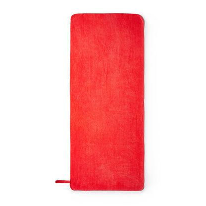 Toallas ORLY en color rojo, personalización a medida en Crea41