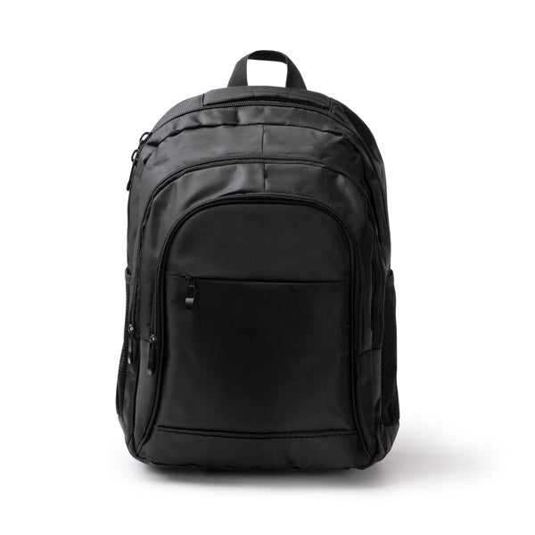 Mochilas MARDOK en color negro para personalizar con tu logo, nombre o foto