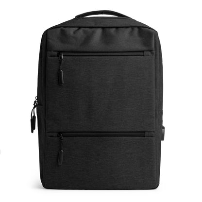 Mochilas NARVIK en color negro para personalizar con tu logo, nombre o foto
