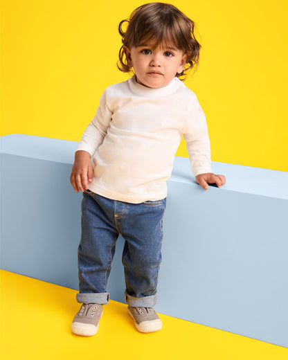 Camiseta manga larga BABY L/S para personalizar con tu logo, nombre o foto