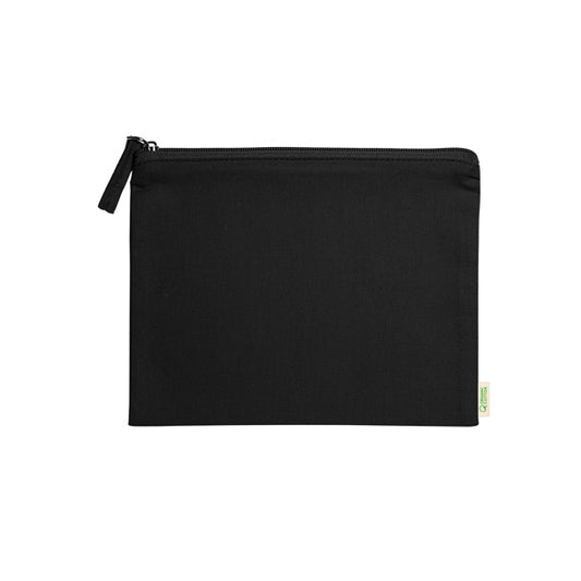 Neceseres DELPHIS en color negro para personalizar con tu logo, nombre o foto