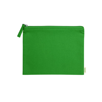 Neceseres DELPHIS en color verde helecho — impresión personalizada de tu logo
