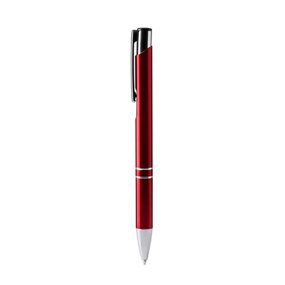 Bolígrafos SIMON en color rojo — impresión personalizada de tu logo