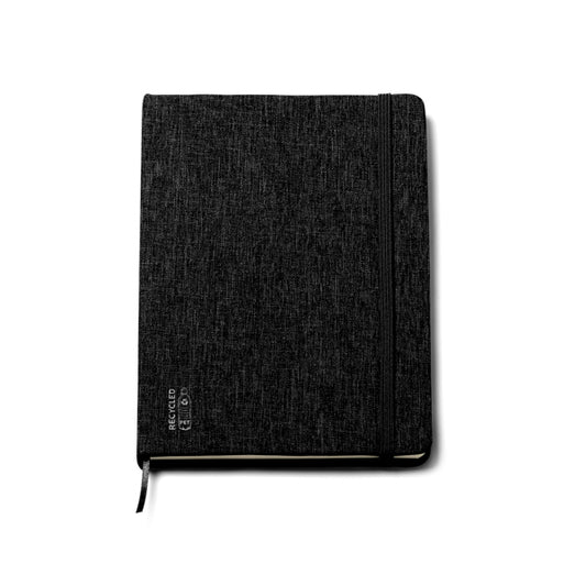Libretas SOYER en color negro para personalizar con tu logo, nombre o foto