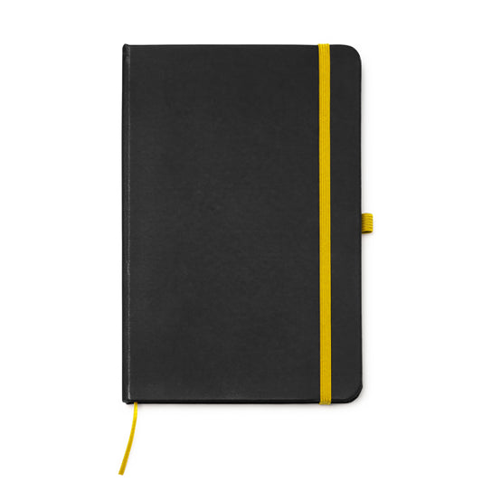 Libretas PIANA en color amarillo para personalizar con tu logo, nombre o foto