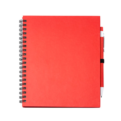 Libretas LEYNAX personalizable online — rojo, taller en Madrid